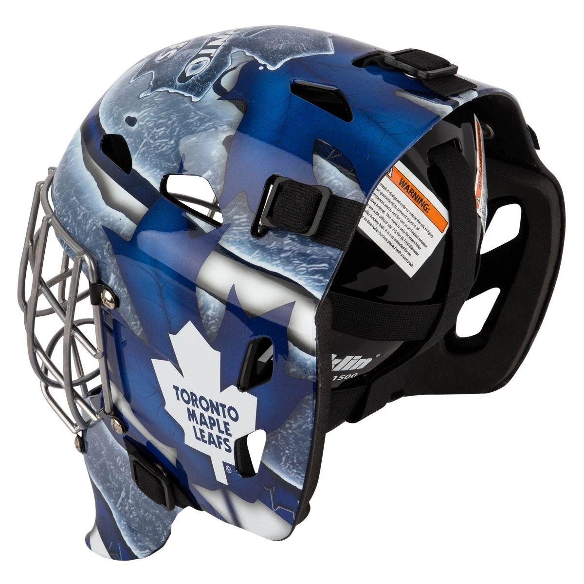 Franklin GFM 1500 Toronto Maple Leafs Face Mask 4 Franklin GFM 1500 Toronto Maple Leafs Face Mask - Image 4