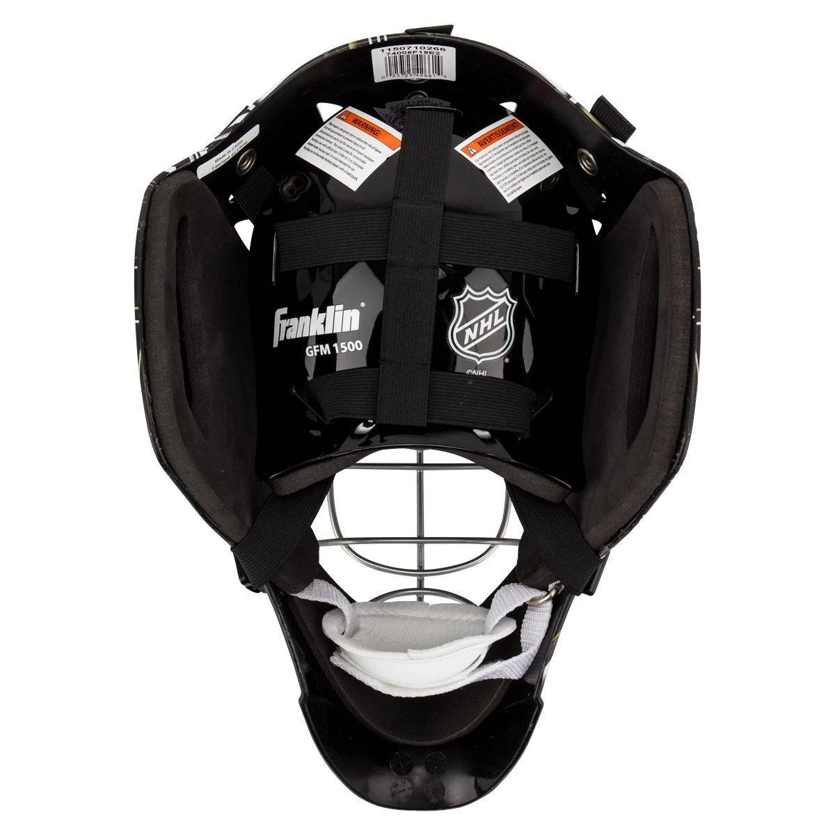 Franklin GFM 1500 Pittsburgh Penguins Goalie Face Mask 5 Franklin GFM 1500 Pittsburgh Penguins Goalie Face Mask - Image 5