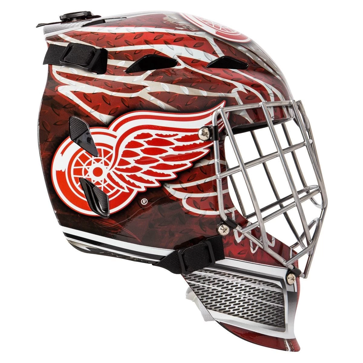 Franklin GFM 1500 Detroit Red Wings Goalie Face Mask 2 Franklin GFM 1500 Detroit Red Wings Goalie Face Mask - Image 2