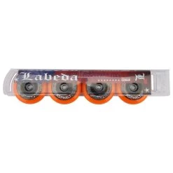 Labeda Asphalt Hard 85A Roller Hockey Wheel - Orange - 4 Pack -Baseball Equipment 049288203529