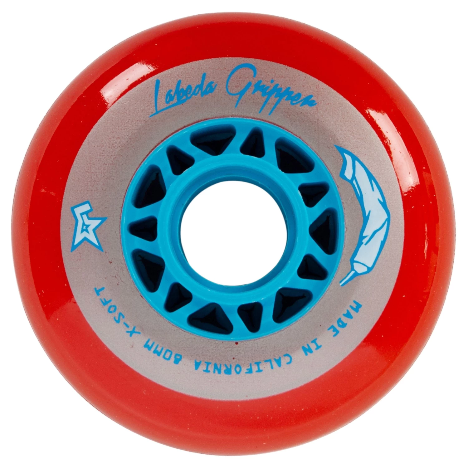 Labeda Gripper X-Soft 74A Roller Hockey Wheel - Red 3 Labeda Gripper X-Soft 74A Roller Hockey Wheel - Red - Image 3