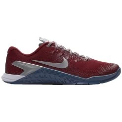 Nike Metcon 4 Women's Premium Training Shoes - Gym Red/Metallic Silver/Gym Blue/White 11 Nike Metcon 4 Women's Premium Training Shoes - Gym Red/Metallic Silver/Gym Blue/White -Baseball Equipment 883212774651