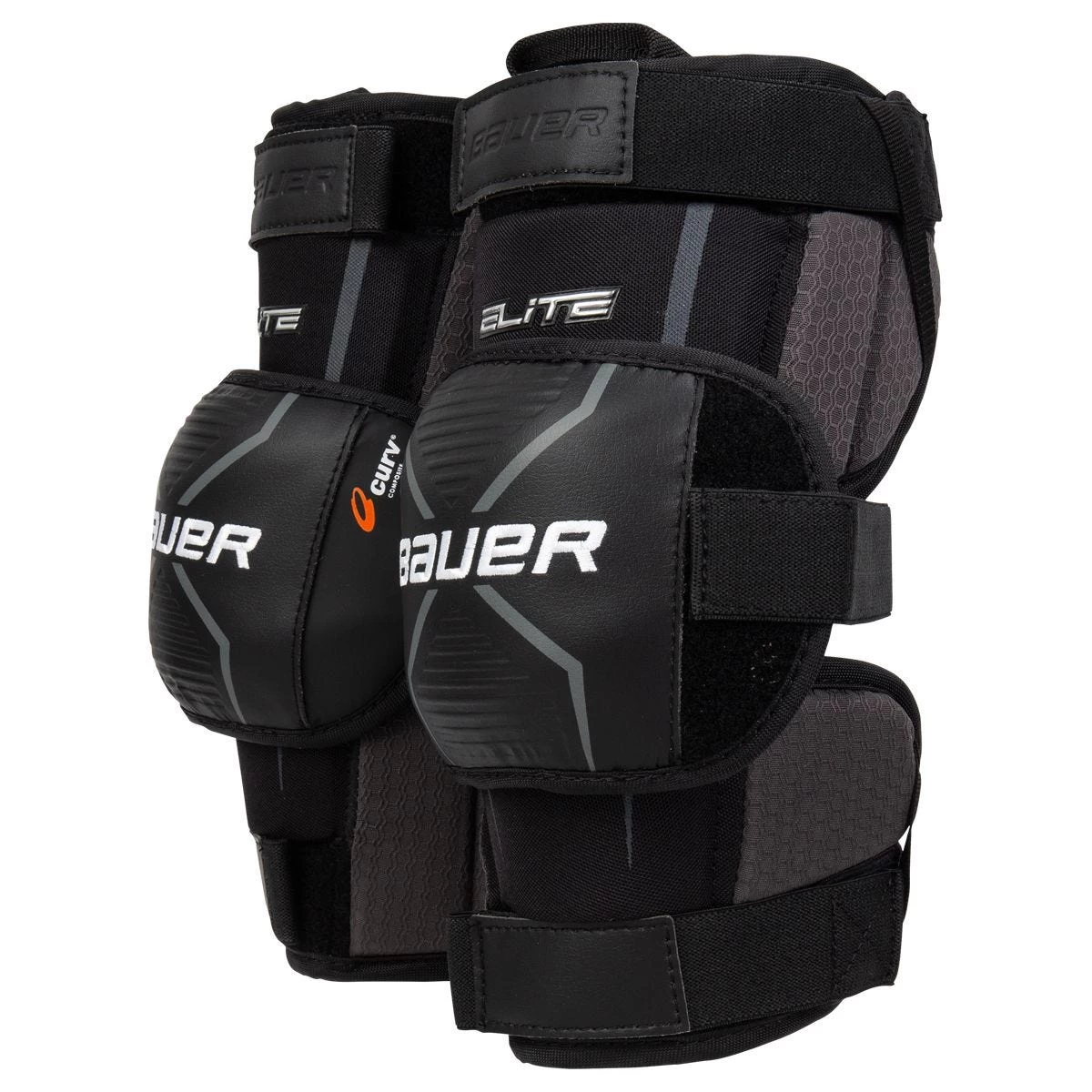 Bauer Elite Intermediate Goalie Knee Guards 2 Bauer Elite Intermediate Goalie Knee Guards - Image 2