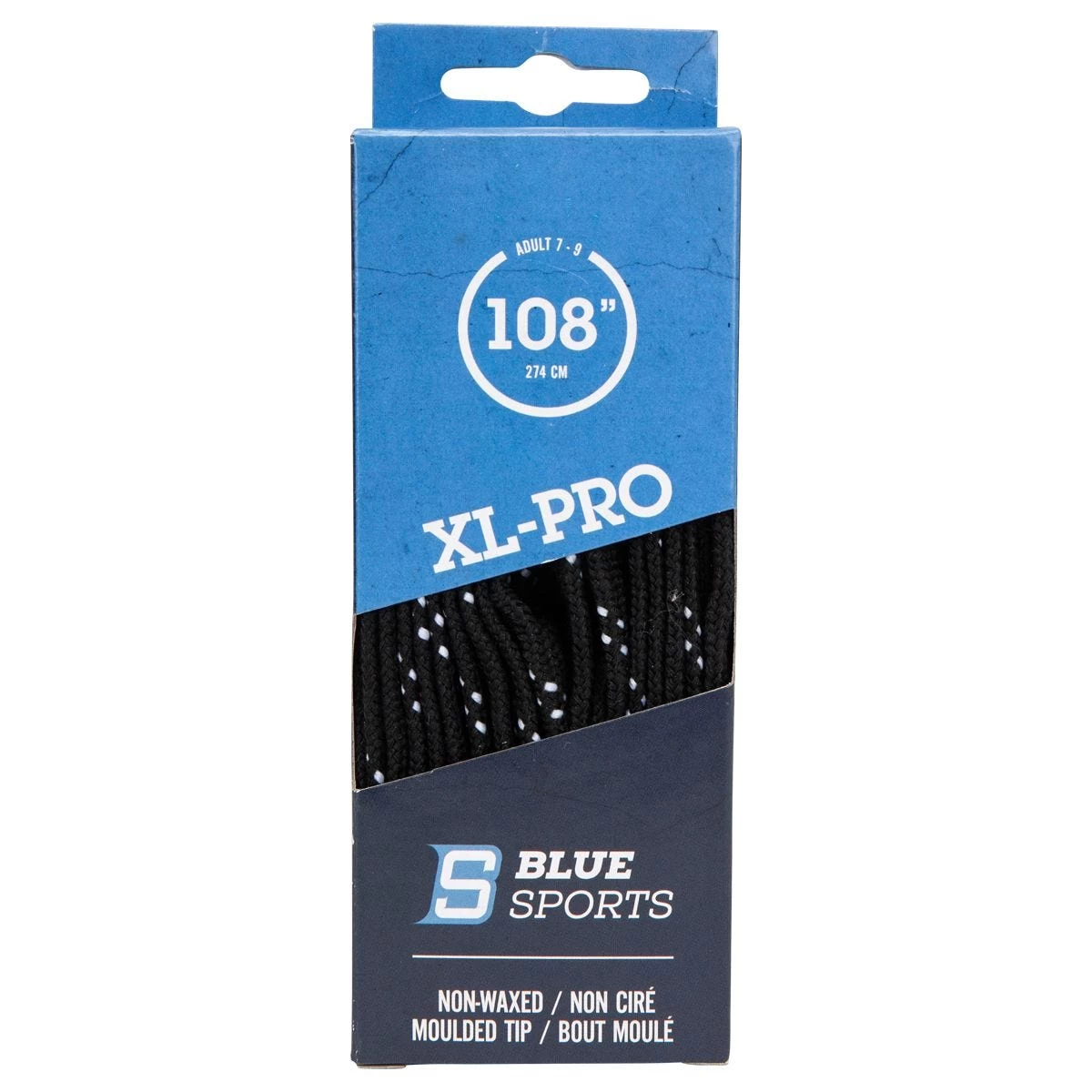 Blue Sports XL-Pro Non-Waxed Molded Tip Laces 1 Blue Sports XL-Pro Non-Waxed Molded Tip Laces