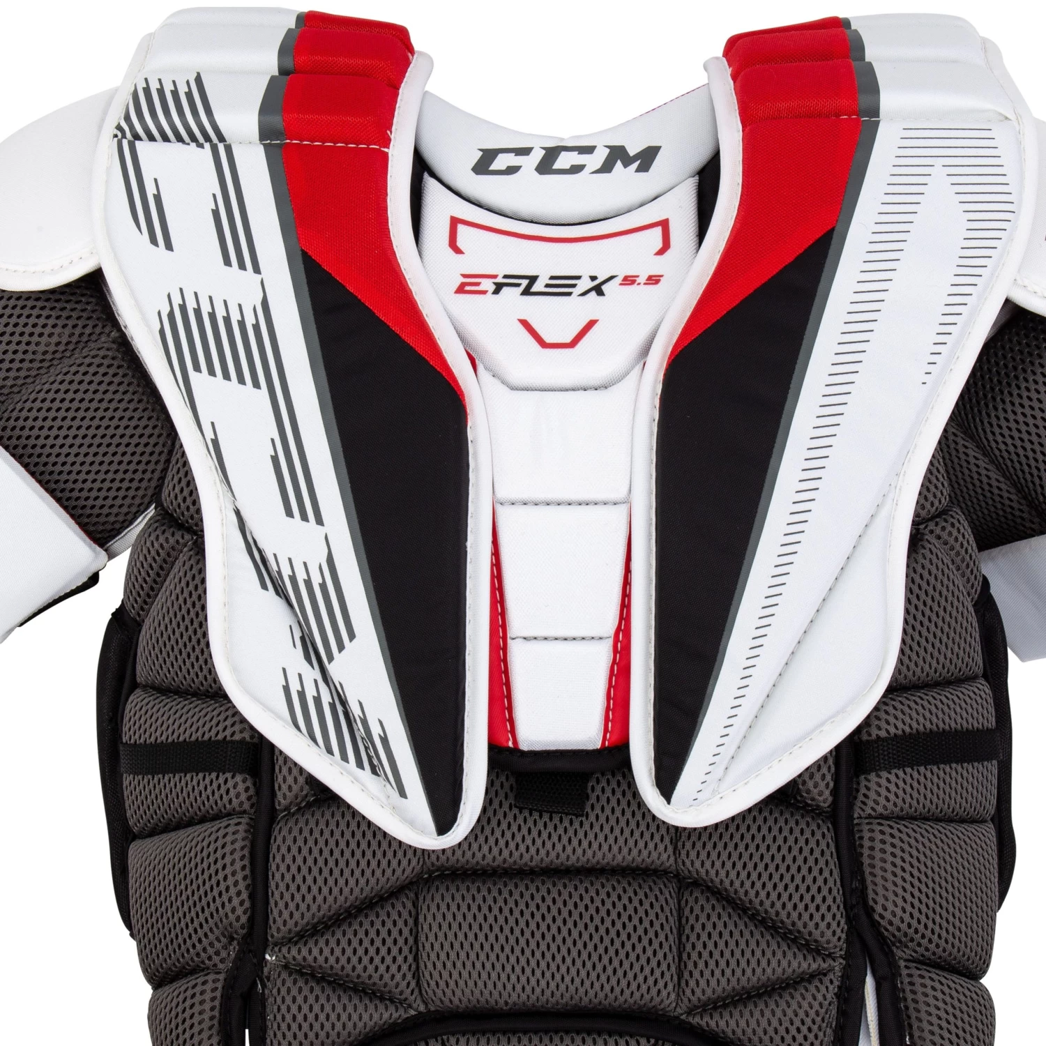 CCM Extreme Flex E5.5 Junior Goalie Chest & Arm Protector 3 CCM Extreme Flex E5.5 Junior Goalie Chest & Arm Protector - Image 3