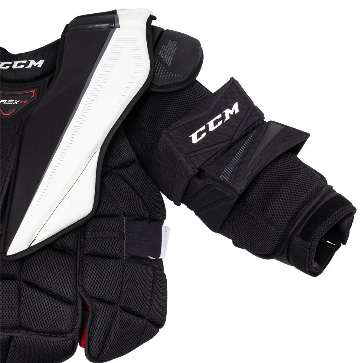 CCM Extreme Flex E5.9 Senior Goalie Chest & Arm Protector 4 CCM Extreme Flex E5.9 Senior Goalie Chest & Arm Protector - Image 4