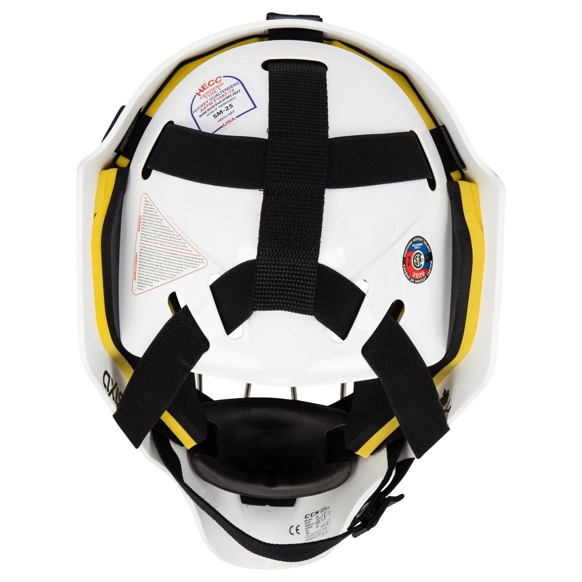 CCM Axis A1.5 Junior Certified Straight Bar Goalie Mask - Team 5 CCM Axis A1.5 Junior Certified Straight Bar Goalie Mask - Team - Image 5