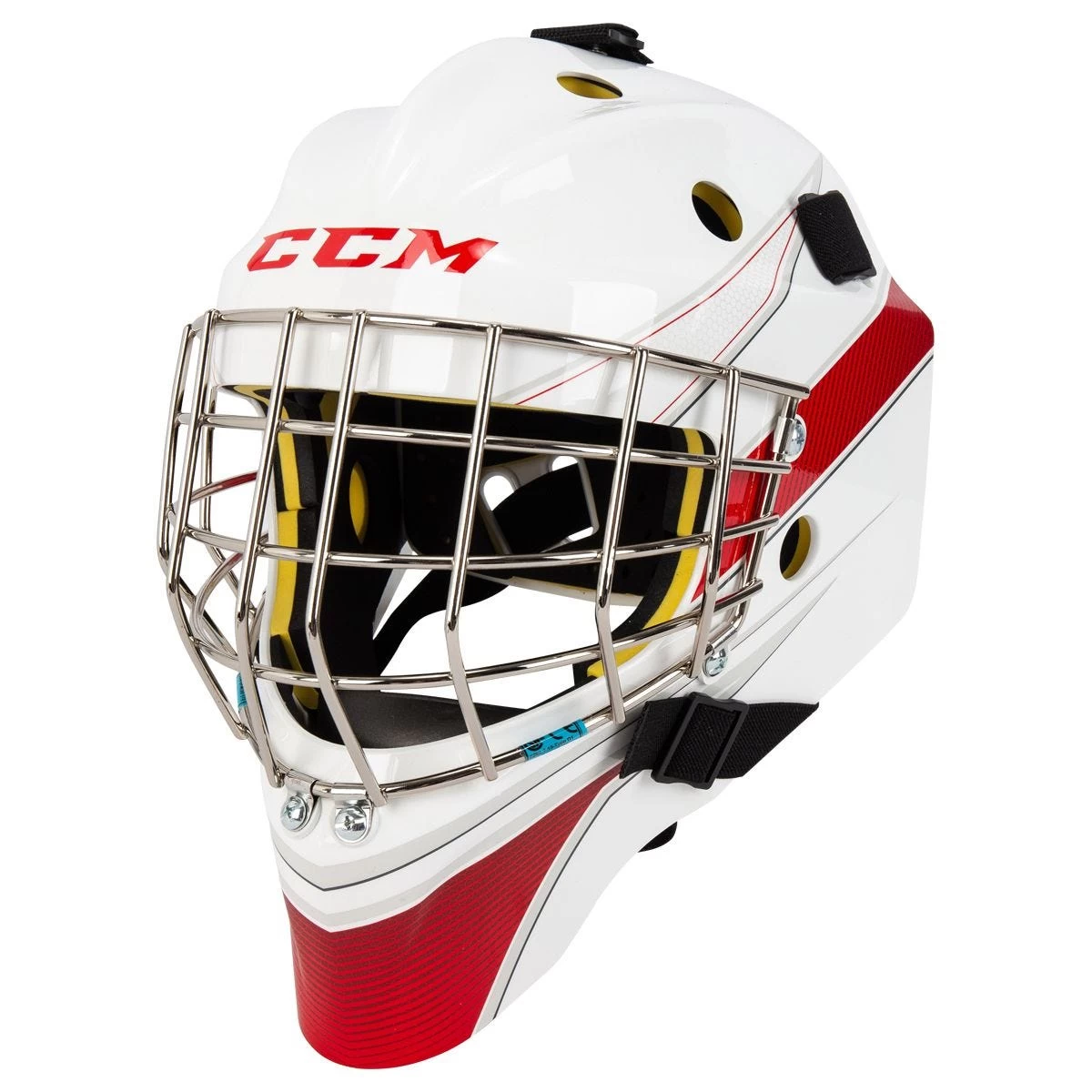CCM Axis A1.5 Junior Certified Straight Bar Goalie Mask - Team 1 CCM Axis A1.5 Junior Certified Straight Bar Goalie Mask - Team