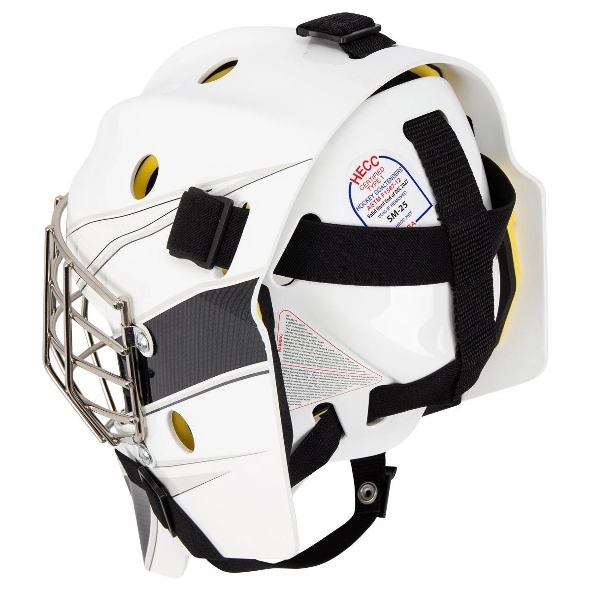 CCM Axis A1.5 Senior Certified Straight Bar Goalie Mask - Team 4 CCM Axis A1.5 Senior Certified Straight Bar Goalie Mask - Team - Image 4