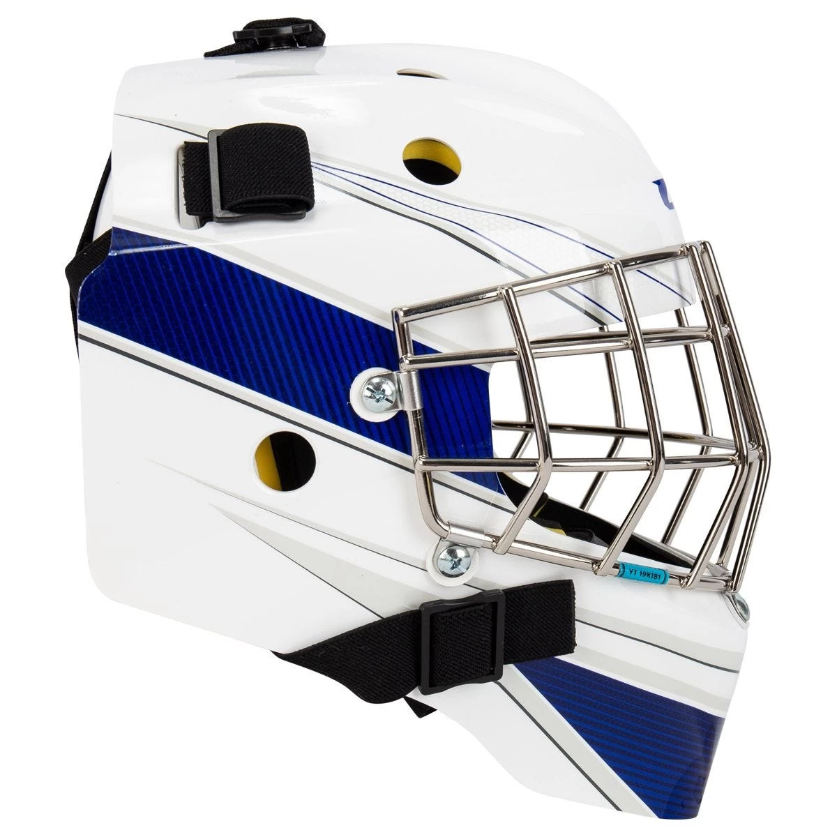 CCM Axis A1.5 Youth Certified Straight Bar Goalie Mask - Team 2 CCM Axis A1.5 Youth Certified Straight Bar Goalie Mask - Team - Image 2