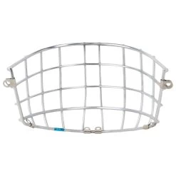 CCM Pro Titanium Certified Straight Bar Cage - Chrome -Baseball Equipment ccm goalie replacement cage pro cert straight chrome inset4