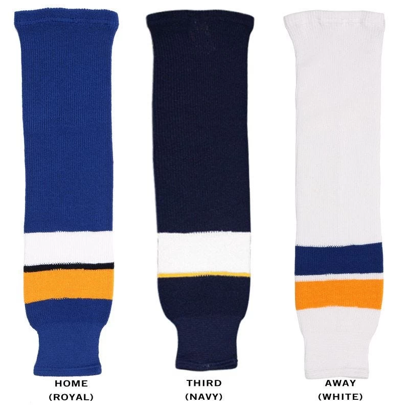 CCM S100 St. Louis Blues Knit Hockey Socks 1 CCM S100 St. Louis Blues Knit Hockey Socks