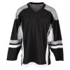 Stadium Youth Hockey Jersey - Black/Gray/White