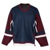 Stadium Youth Hockey Jersey - Navy/Maroon/White