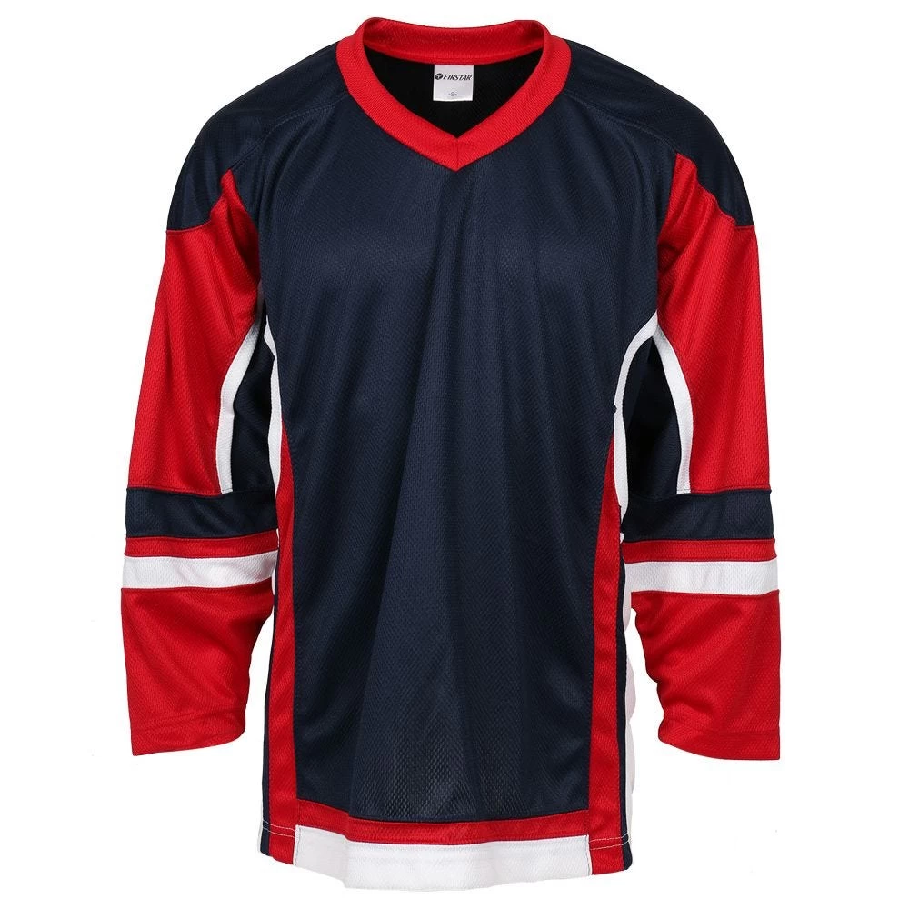 Stadium Adult Hockey Jersey - Navy/Red/White 1 Stadium Adult Hockey Jersey - Navy/Red/White