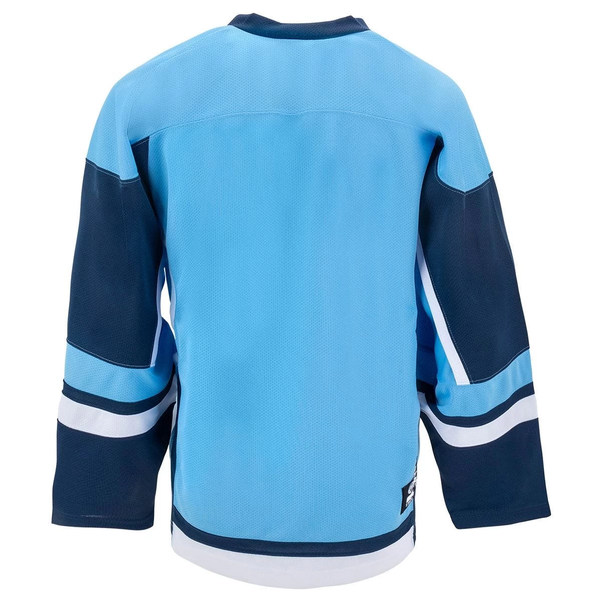 Stadium Adult Hockey Jersey - Powder Blue/Navy/White 2 Stadium Adult Hockey Jersey - Powder Blue/Navy/White - Image 2