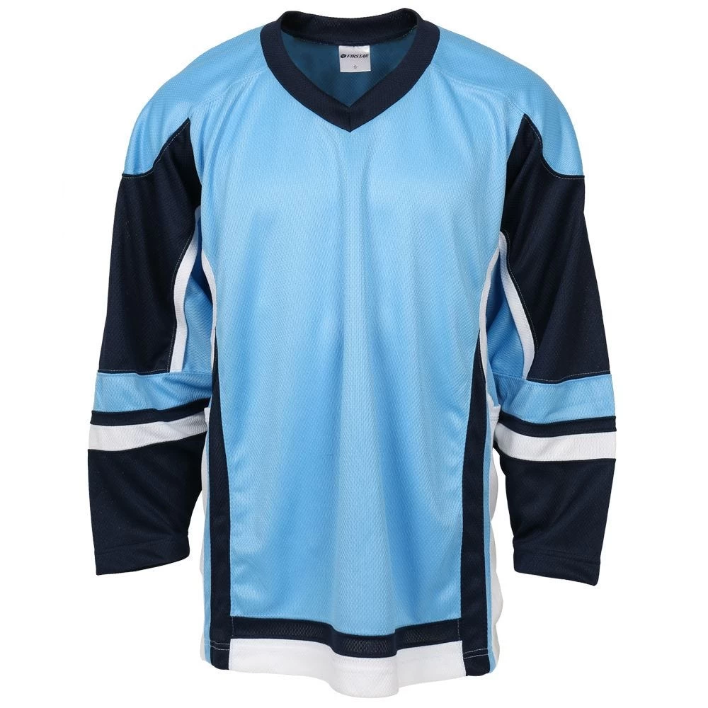 Stadium Adult Hockey Jersey - Powder Blue/Navy/White 1 Stadium Adult Hockey Jersey - Powder Blue/Navy/White