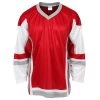Stadium Adult Hockey Jersey - Red/White/Gray