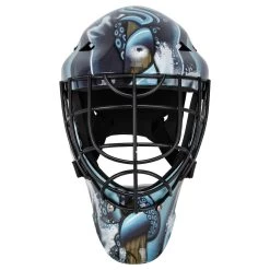 Seattle Kraken Franklin GFM 1500 Goalie Face Mask -Baseball Equipment franklin hockey street goalie mask gfm 1500 sea inset2