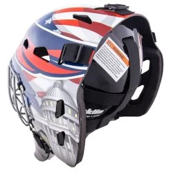Washington Capitals Franklin GFM 1500 Goalie Face Mask -Baseball Equipment franklin hockey street goalie mask gfm 1500 wsh inset3