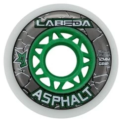 Labeda Asphalt Grip 83A Roller Hockey Wheel - White - 4 Pack -Baseball Equipment labeda hockey wheel asphalt grip 15 ice 4pk inset3