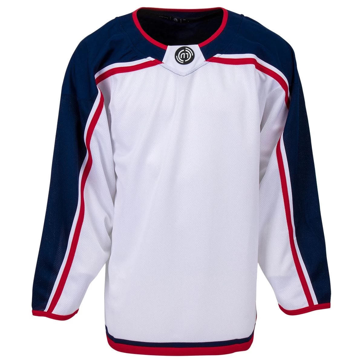 Columbus Blue Jackets MonkeySports Uncrested Adult Hockey Jersey 3 Columbus Blue Jackets MonkeySports Uncrested Adult Hockey Jersey - Image 3