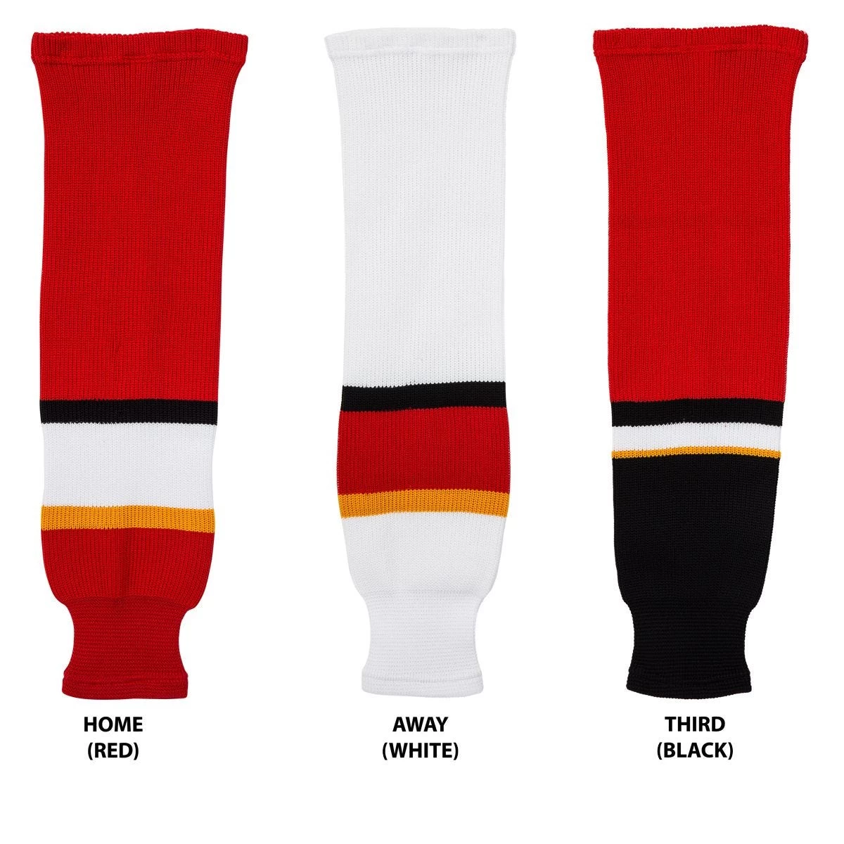 Calgary Flames MonkeySports Knit Hockey Socks 1 Calgary Flames MonkeySports Knit Hockey Socks