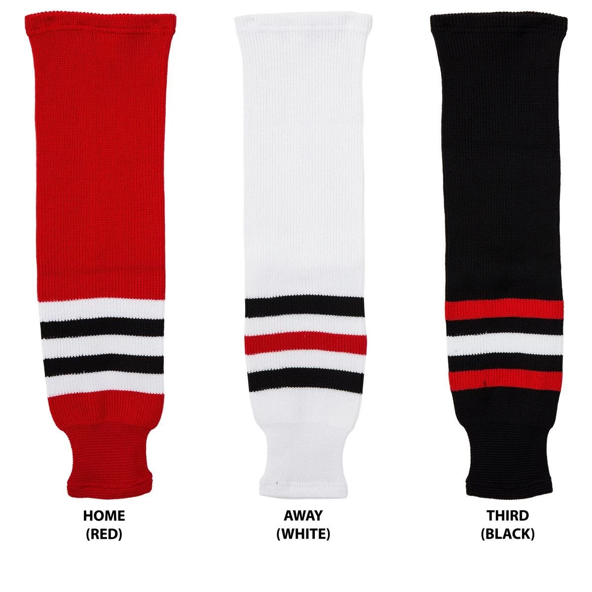 Chicago Blackhawks MonkeySports Knit Hockey Socks 1 Chicago Blackhawks MonkeySports Knit Hockey Socks