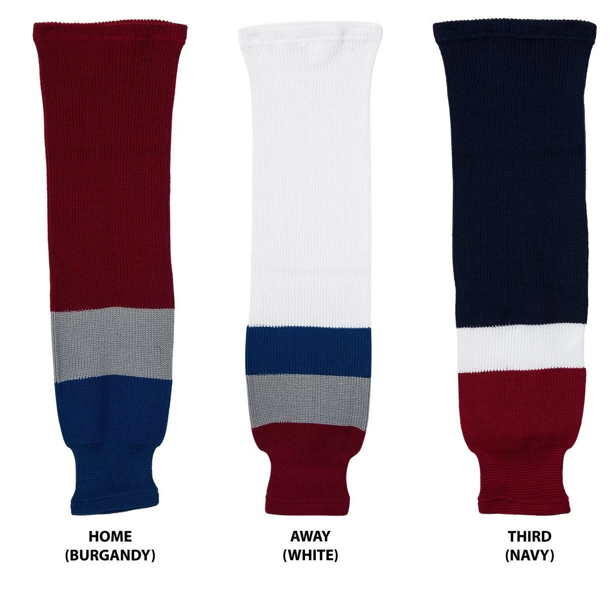 Colorado Avalanche MonkeySports Knit Hockey Socks 1 Colorado Avalanche MonkeySports Knit Hockey Socks