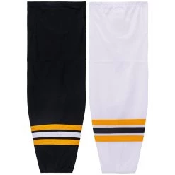 Boston Bruins MonkeySports Mesh Hockey Socks -Baseball Equipment monkeysports hockey socks mesh bos inset3