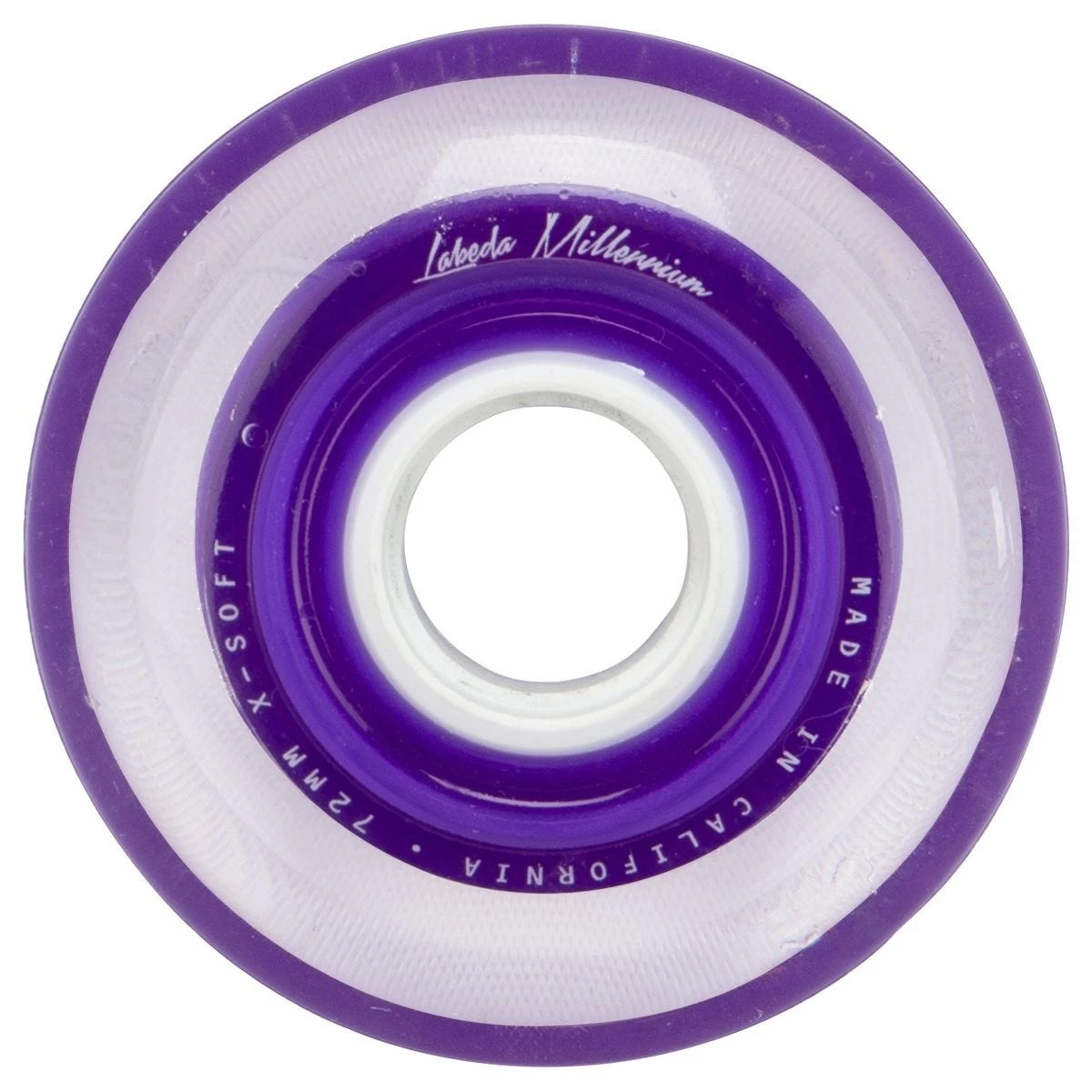 Labeda Gripper Millennium X-Soft 74A Roller Hockey Wheel - Purple - 4 Pack 6 Labeda Gripper Millennium X-Soft 74A Roller Hockey Wheel - Purple - 4 Pack - Image 6