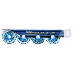 Mission Hi-Lo Court Indoor Soft 76A Roller Hockey Wheel - Blue - 4 Pack -Baseball Equipment ms1458849 1 4