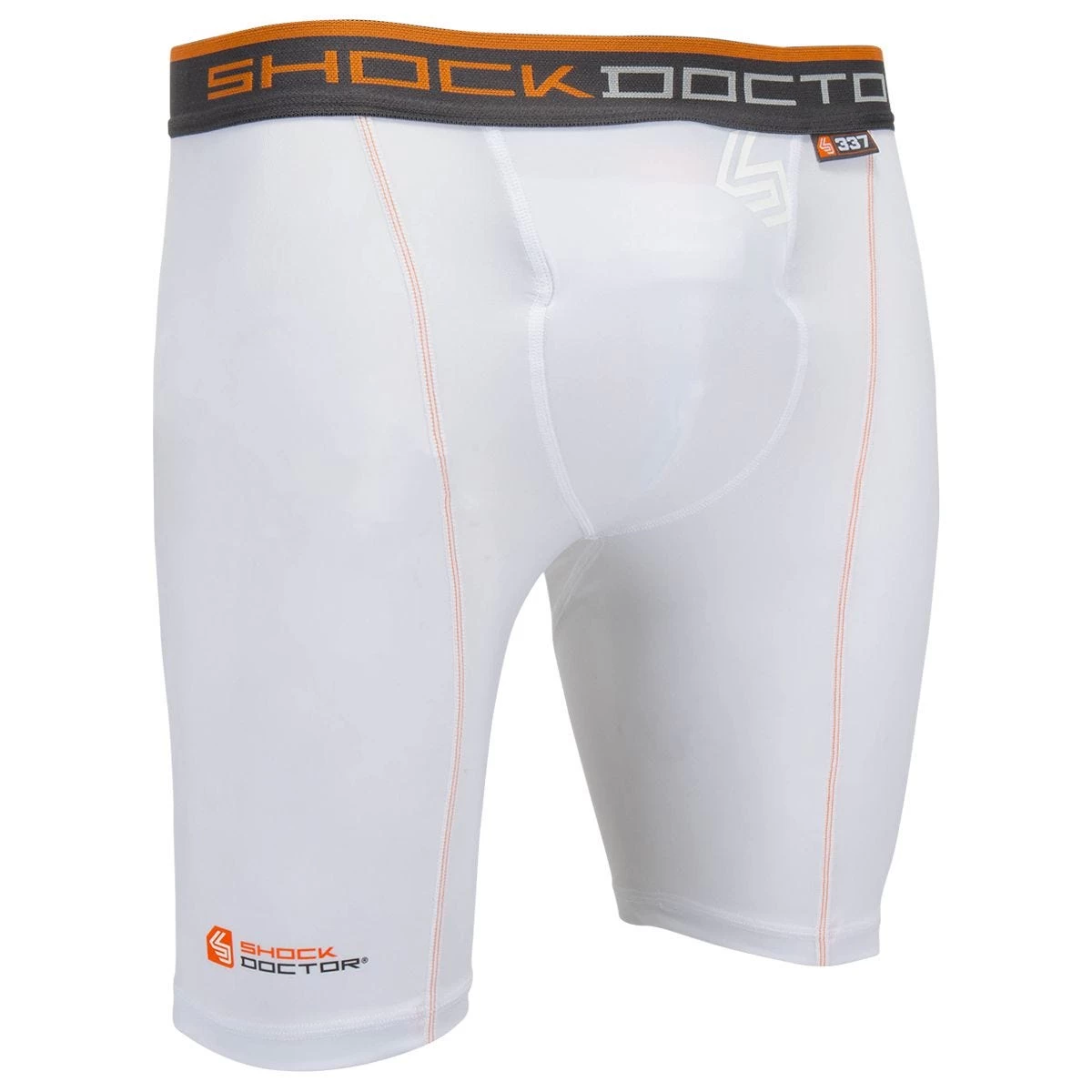 Shock Doctor 337 Senior Compression Short W/ Ultra Carbon Flex Cup 1 Shock Doctor 337 Senior Compression Short W/ Ultra Carbon Flex Cup