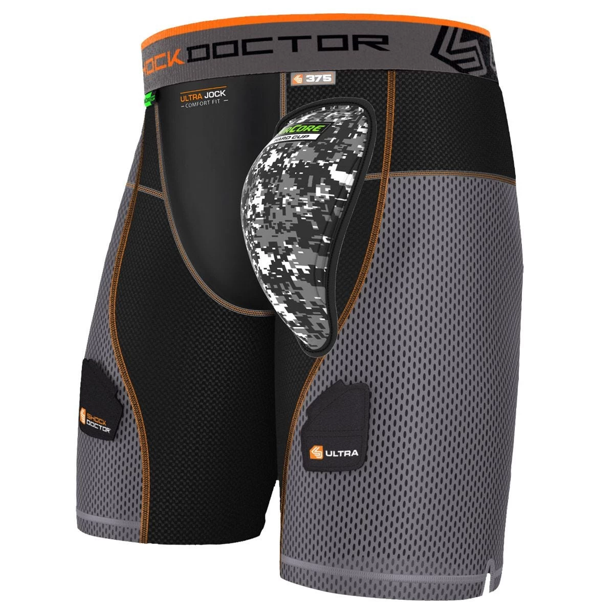 Shock Doctor 375 Senior Ultra PowerStride Hockey Short W/Aircore Hard Cup 2 Shock Doctor 375 Senior Ultra PowerStride Hockey Short W/Aircore Hard Cup - Image 2