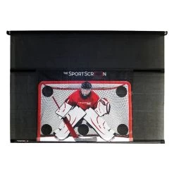 The SportScreen 16ft Manual Screen W/ Detachable Hockey Target