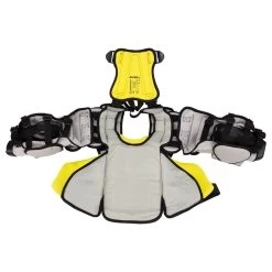Warrior Ritual X3 E Junior Goalie Chest & Arm Protector -Baseball Equipment warrior goalie chest protector ritual x3 e jr inset5