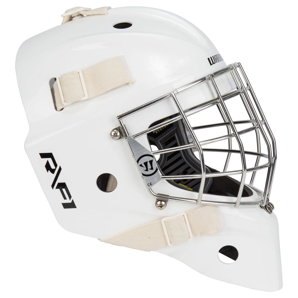 Warrior Ritual R/F1 Pro Senior Certified Straight Bar Goalie Mask 2 Warrior Ritual R/F1 Pro Senior Certified Straight Bar Goalie Mask - Image 2