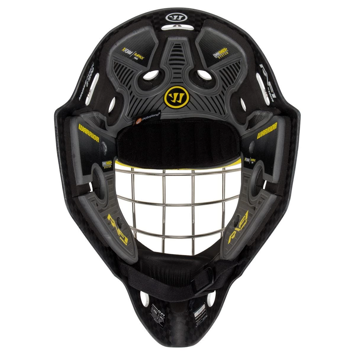 Warrior Ritual R/F1 Pro Senior Certified Straight Bar Goalie Mask 6 Warrior Ritual R/F1 Pro Senior Certified Straight Bar Goalie Mask - Image 6