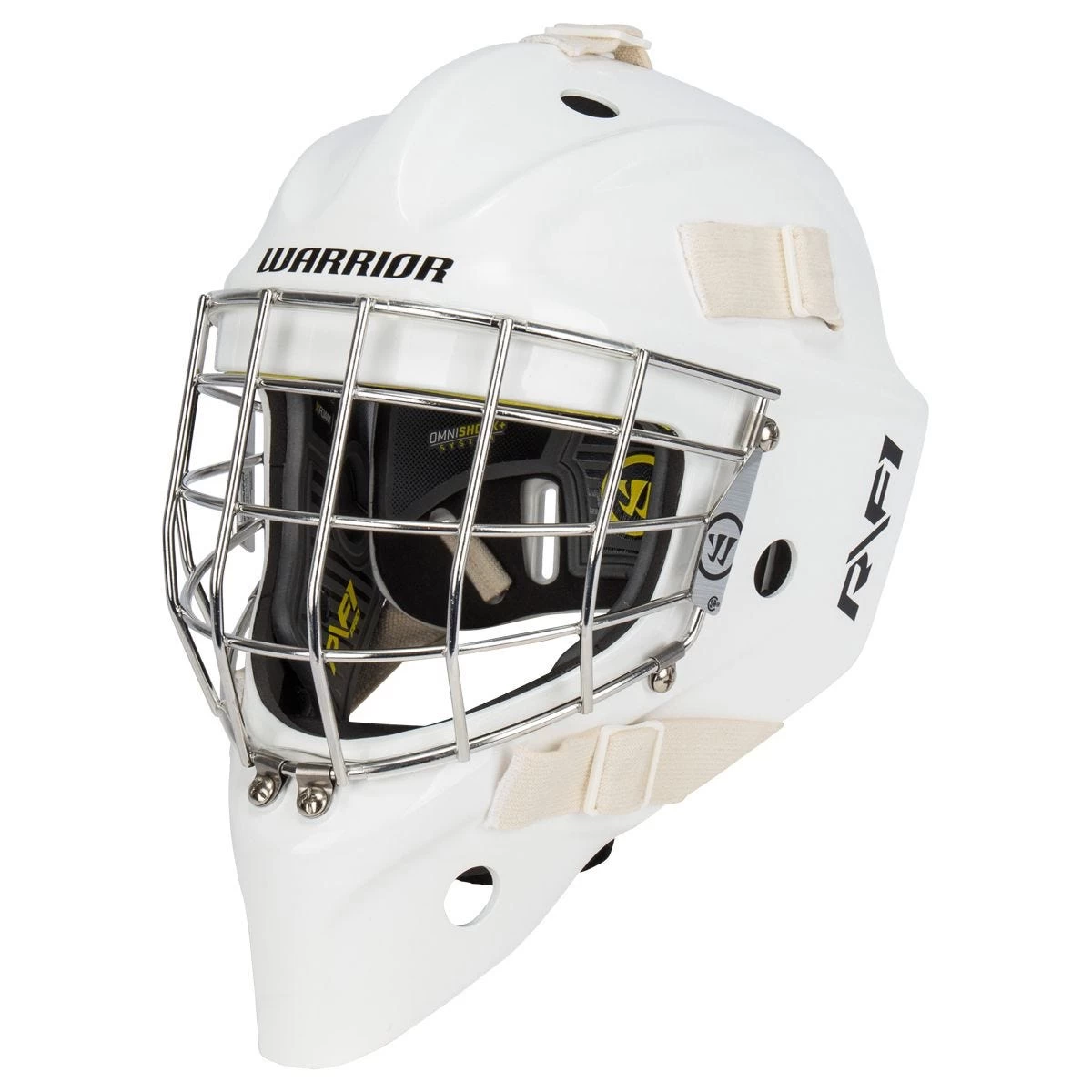 Warrior Ritual R/F1 Pro Senior Certified Straight Bar Goalie Mask 1 Warrior Ritual R/F1 Pro Senior Certified Straight Bar Goalie Mask